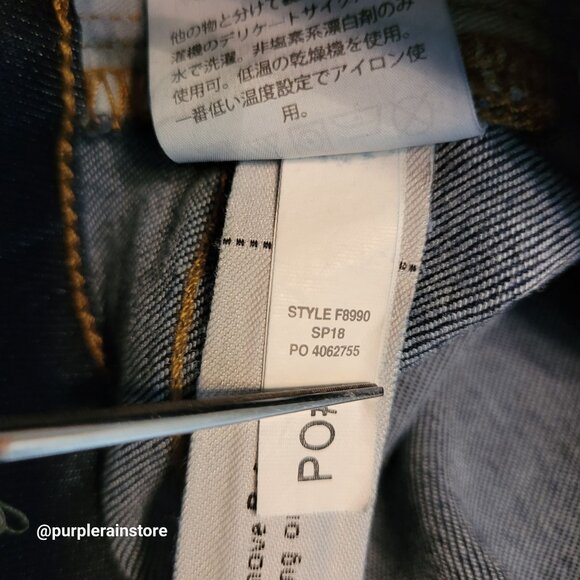 Madewell Jeans Size 28 Skinny 9" High Rise Tummy Control Larkspur Wash F8990 - Picture 6 of 12